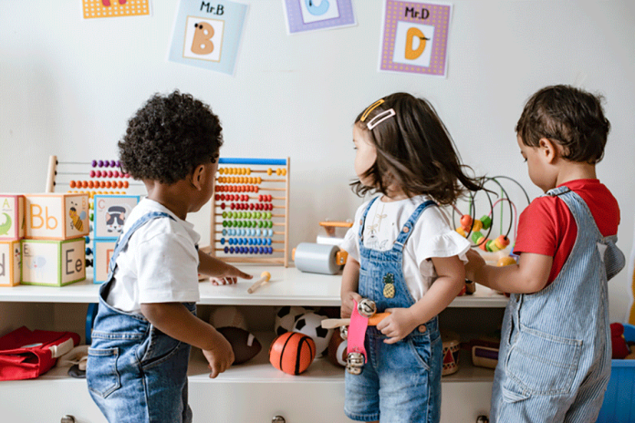 children in nursery school